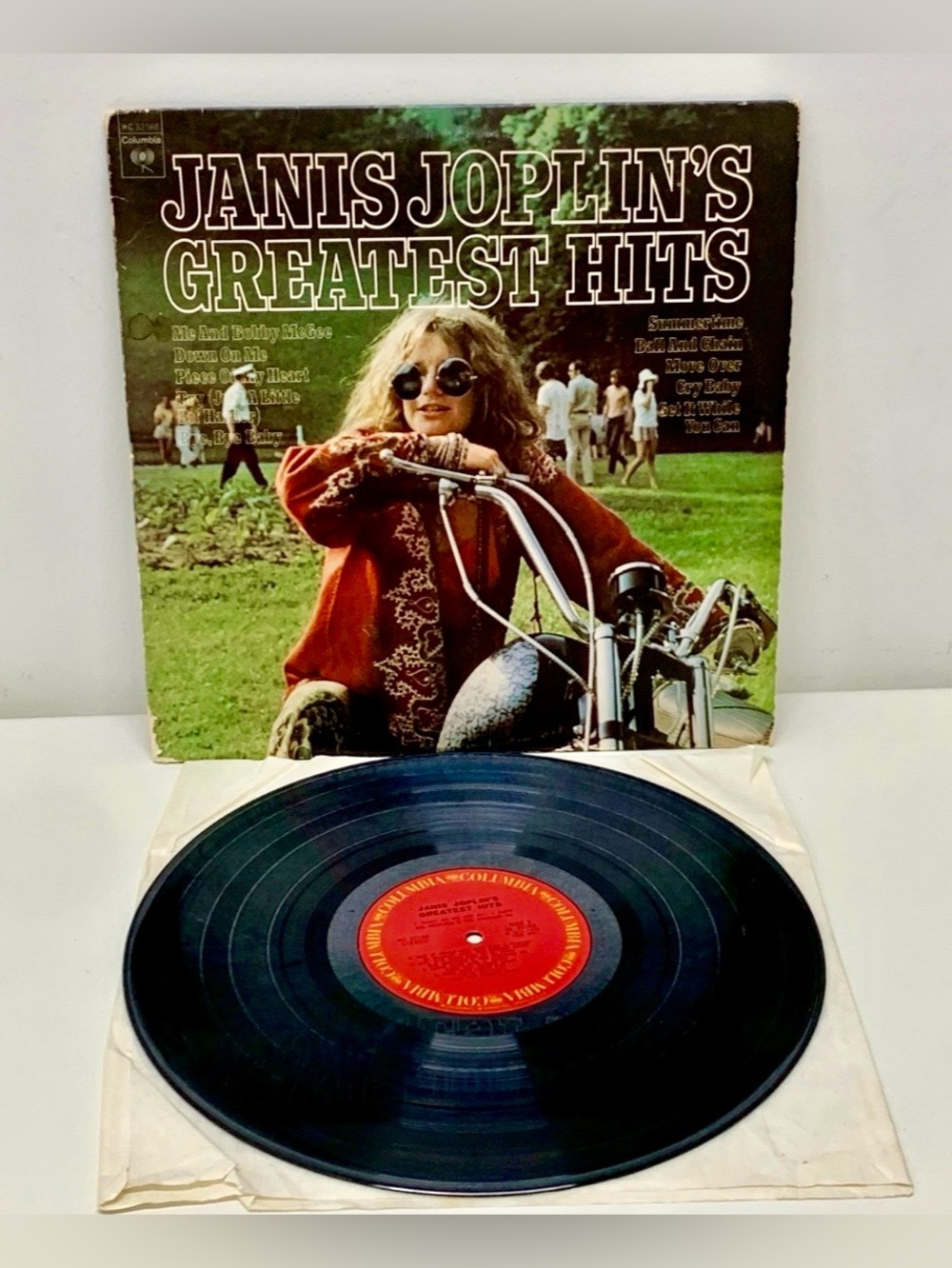 1973 Vtg First Pressing Janis Joplin’s Greatest Hits  Vinyl Record